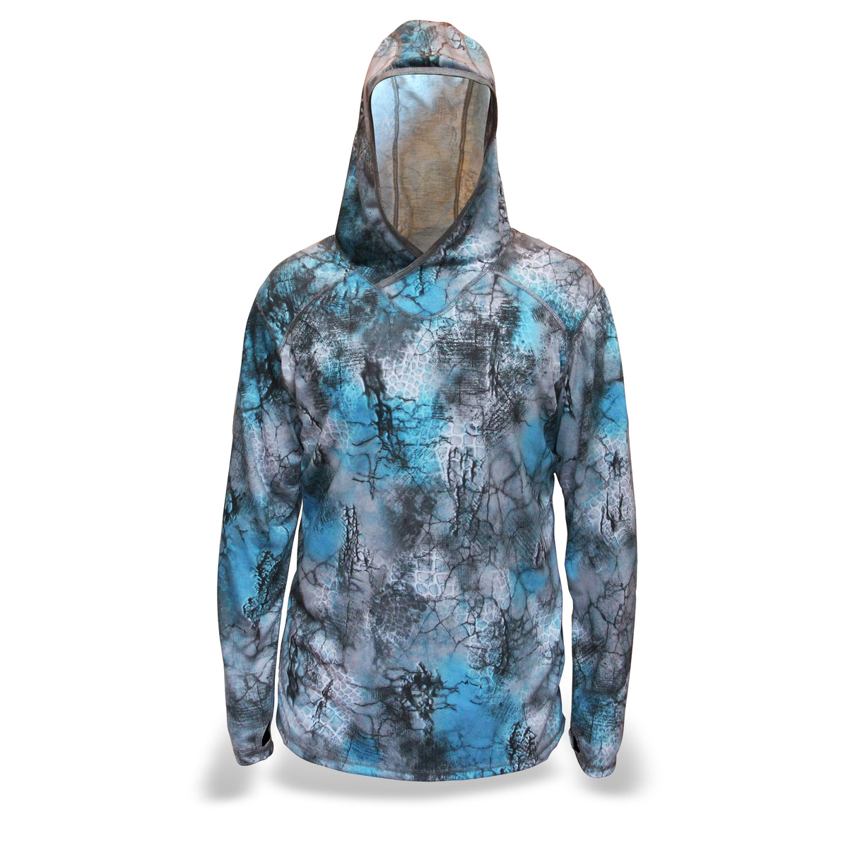 Chameleon Hooded Long Sleeve Hunting Tee Blackstock Clothing