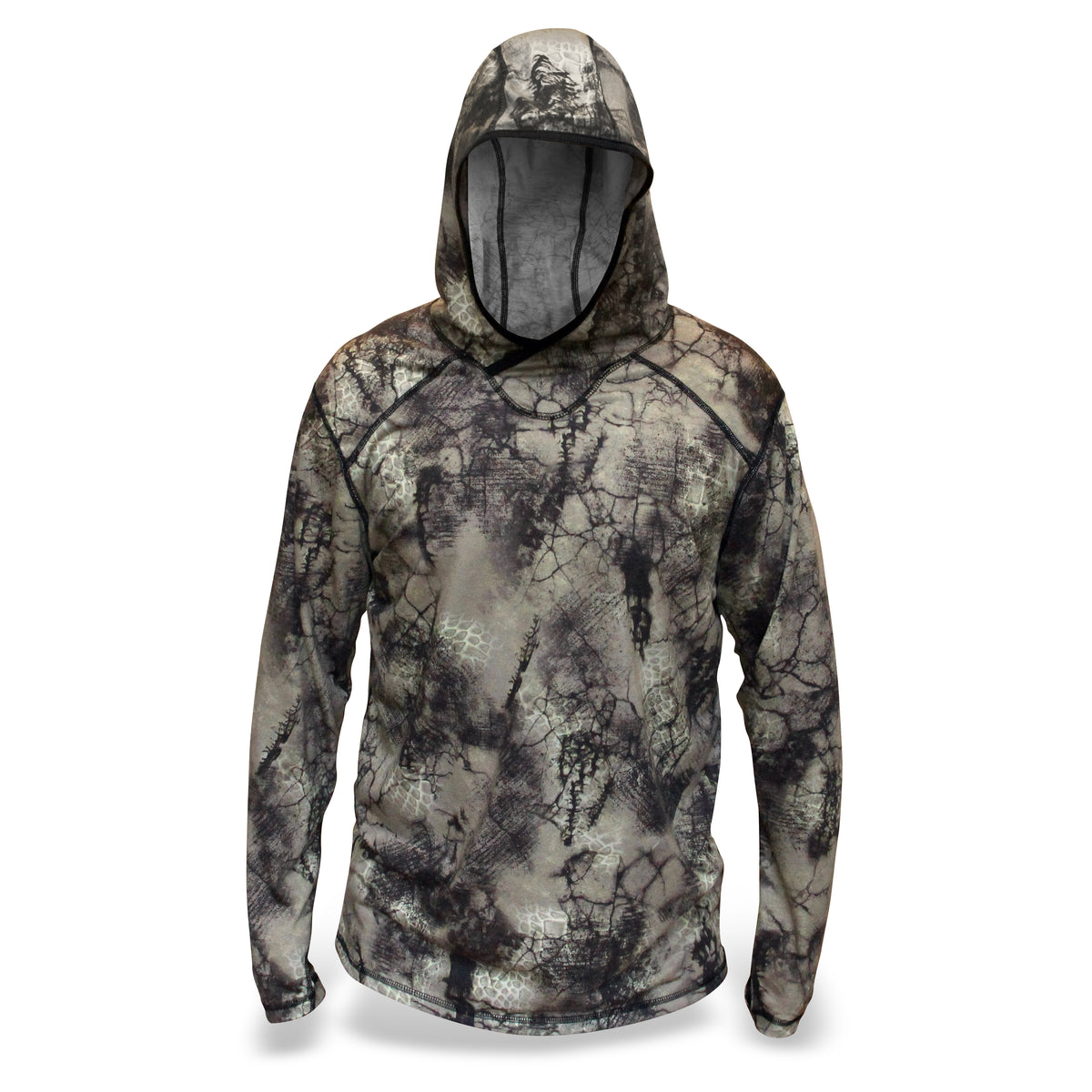 Chameleon Hooded Long Sleeve Hunting Tee Blackstock Clothing